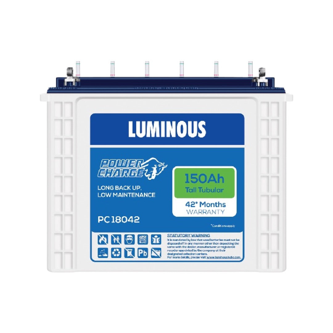 Luminous ECO WATT NEO 1050 Home Inverter-UPS and Battery PC18042 150Ah