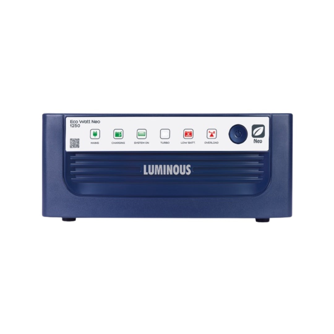 Luminous ECO WATT NEO 1250 Home Inverter-UPS and Battery RC25000 200Ah